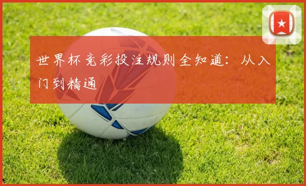 世界杯竞彩投注规则全知道：从入门到精通