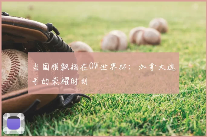 当国旗飘扬在OW世界杯:加拿大选手的荣耀时刻